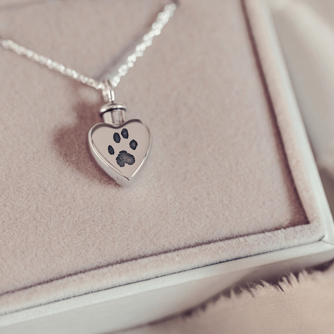 Dog paw print clearance locket