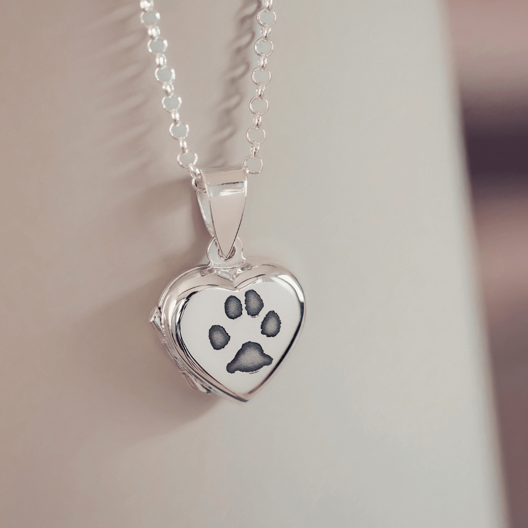 Dog on sale locket necklace