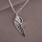 Cremation Ashes Angel Wing Necklace