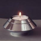 Silver Cremation Ashes Candle Urn