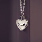 Dad Ashes Locket Necklace