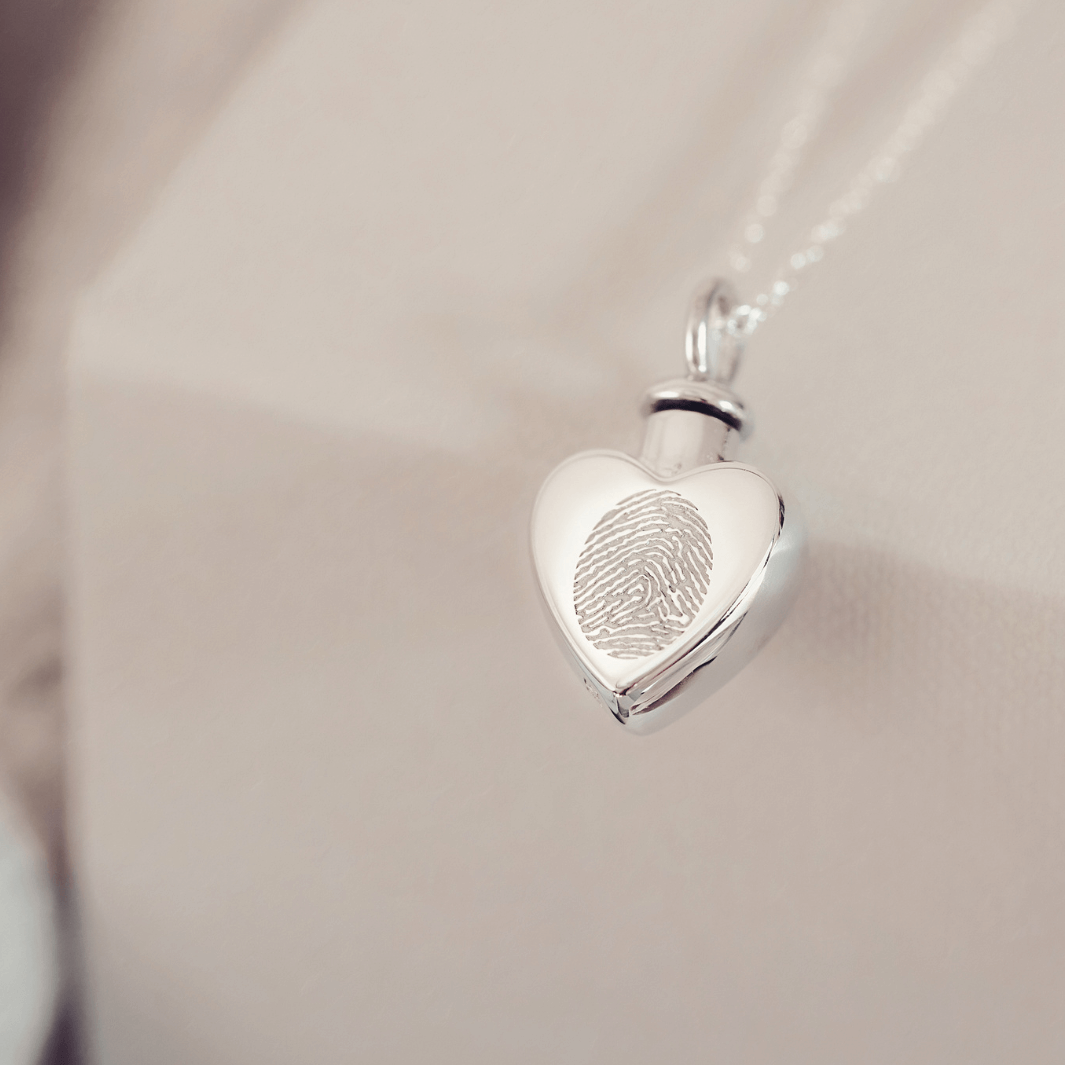 Fingerprint Ashes Locket