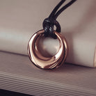 Ashes Urn Circle Necklace Rose Gold