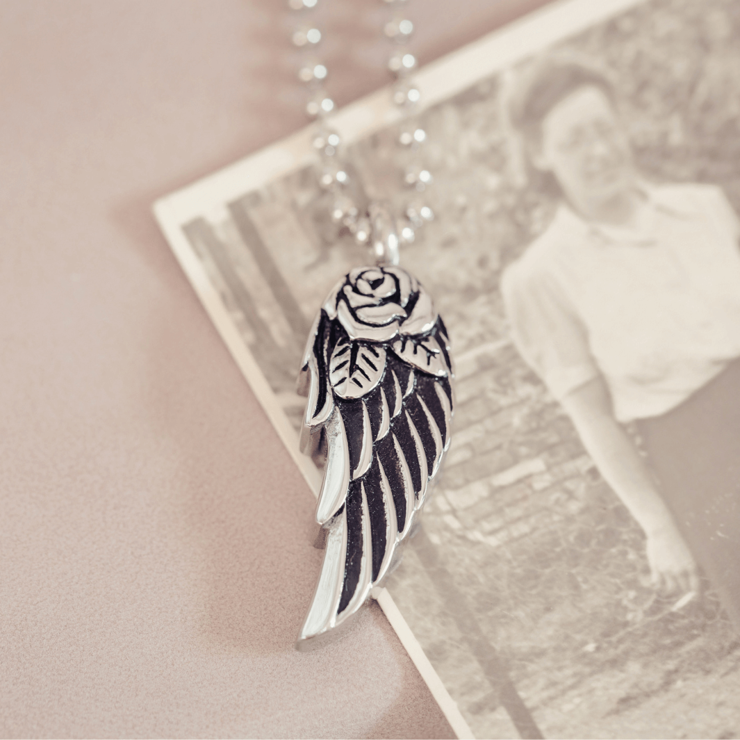 Angel Wing Urn Necklace