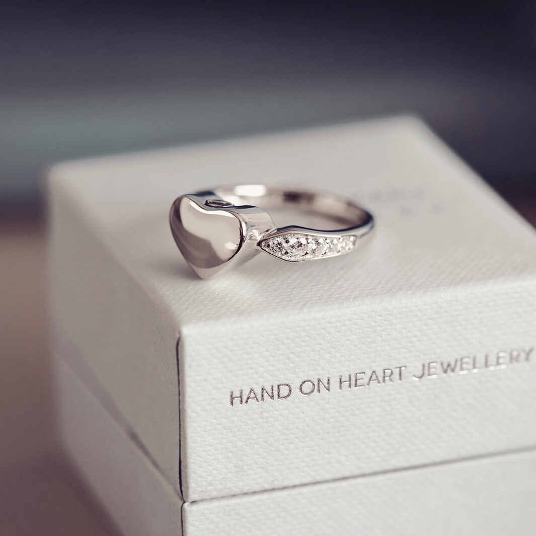 Self Fill Ashes Heart Ring