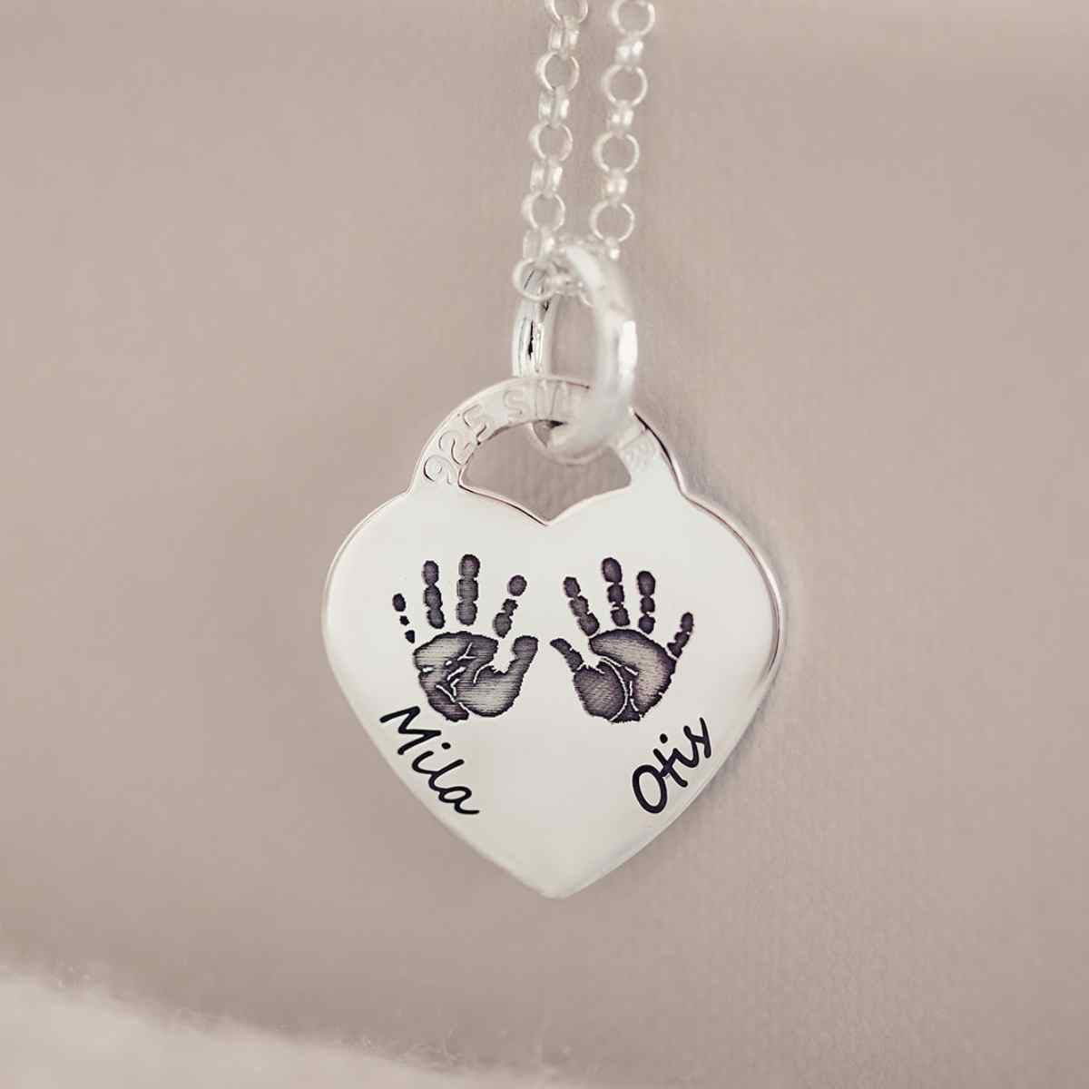 Necklace with Handprints