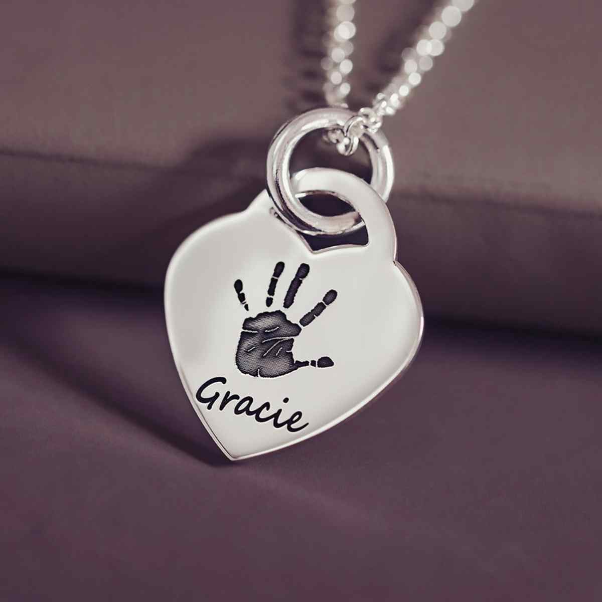 Handprint Necklace