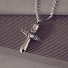 Angel Wing Ashes Urn Necklace