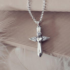 Angel Wing Ashes Urn Necklace