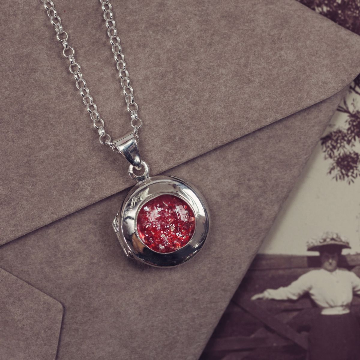 Locket made with Cremation Ashes