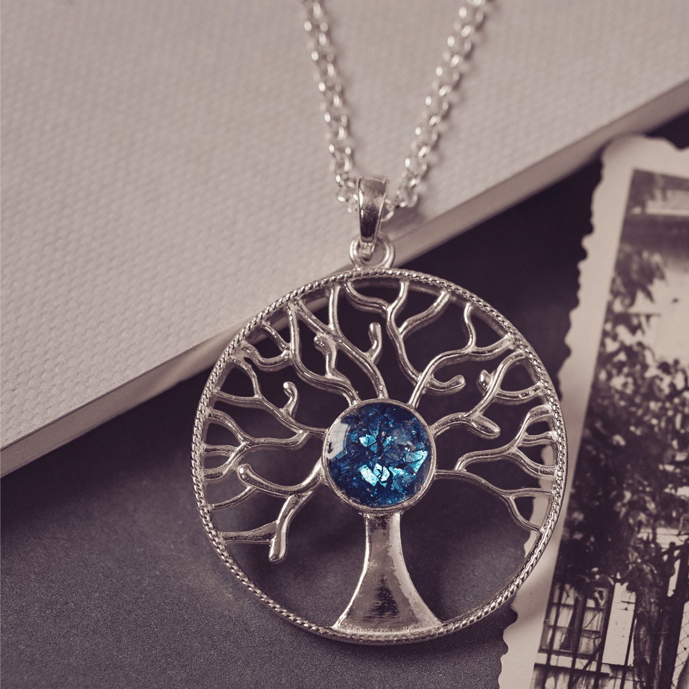 Tree of Life Cremation Ashes Necklace