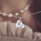 handprint footprint necklace