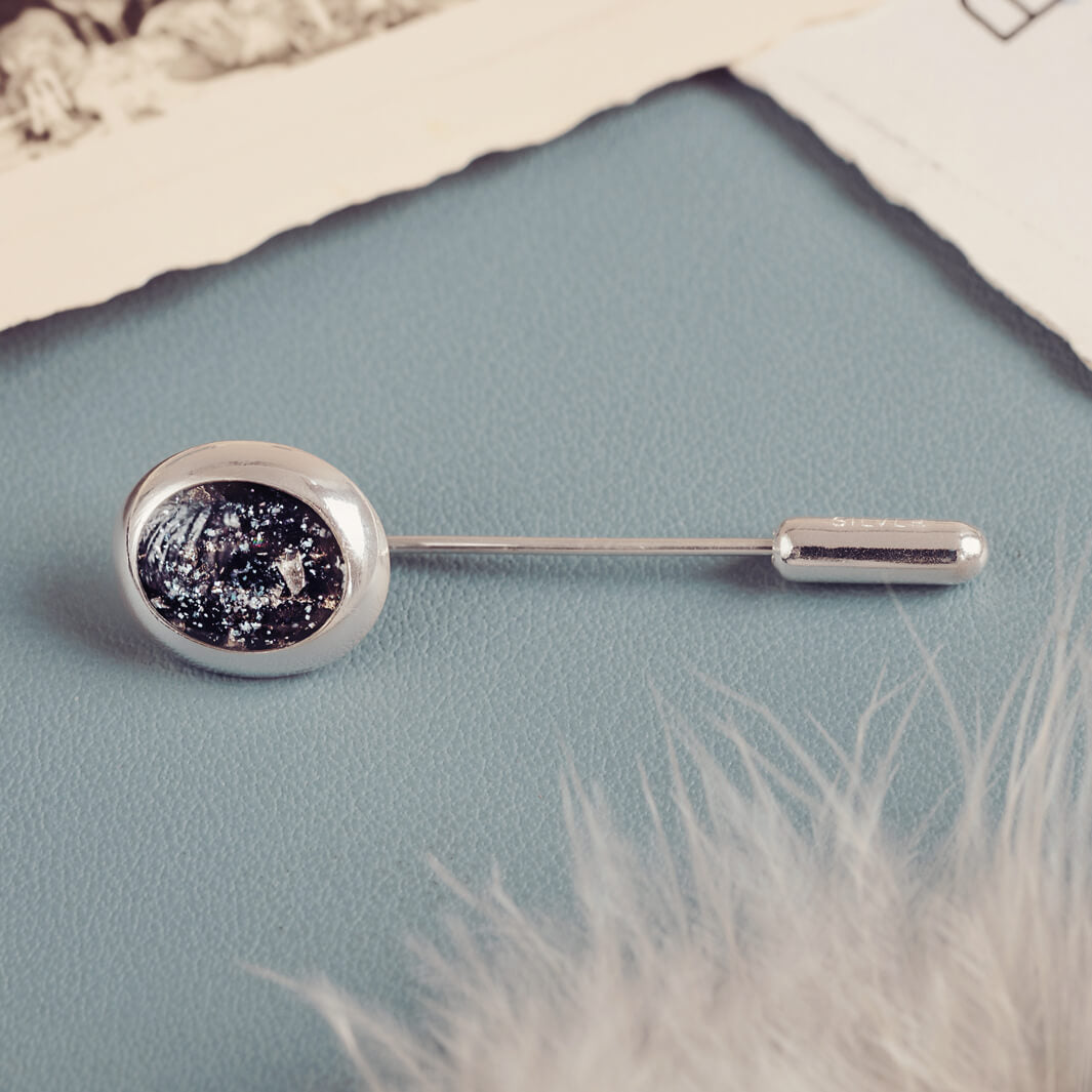 Memorial Cremation Ashes Tie Pin