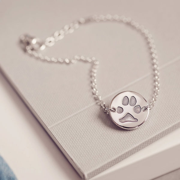 Cat paw print on sale bracelet