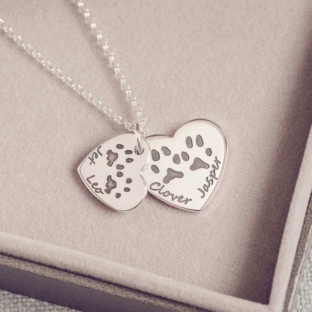 Pawprint Heart Necklace