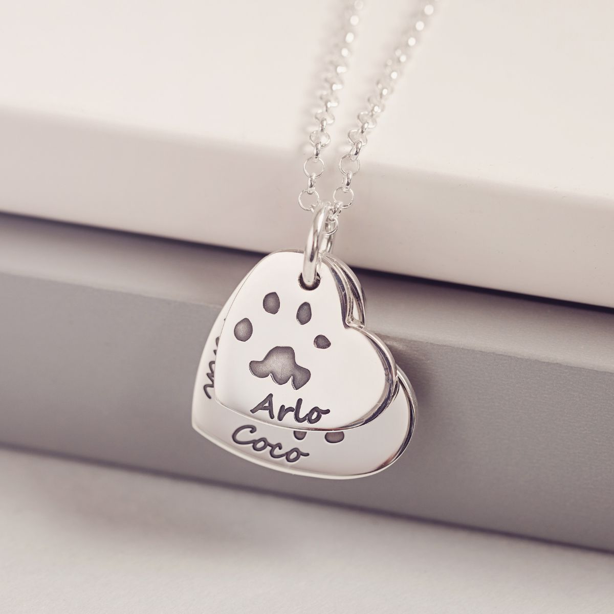 Pawprint Heart Necklace