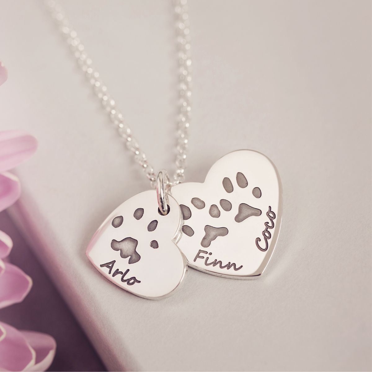 Pawprint Heart Necklace