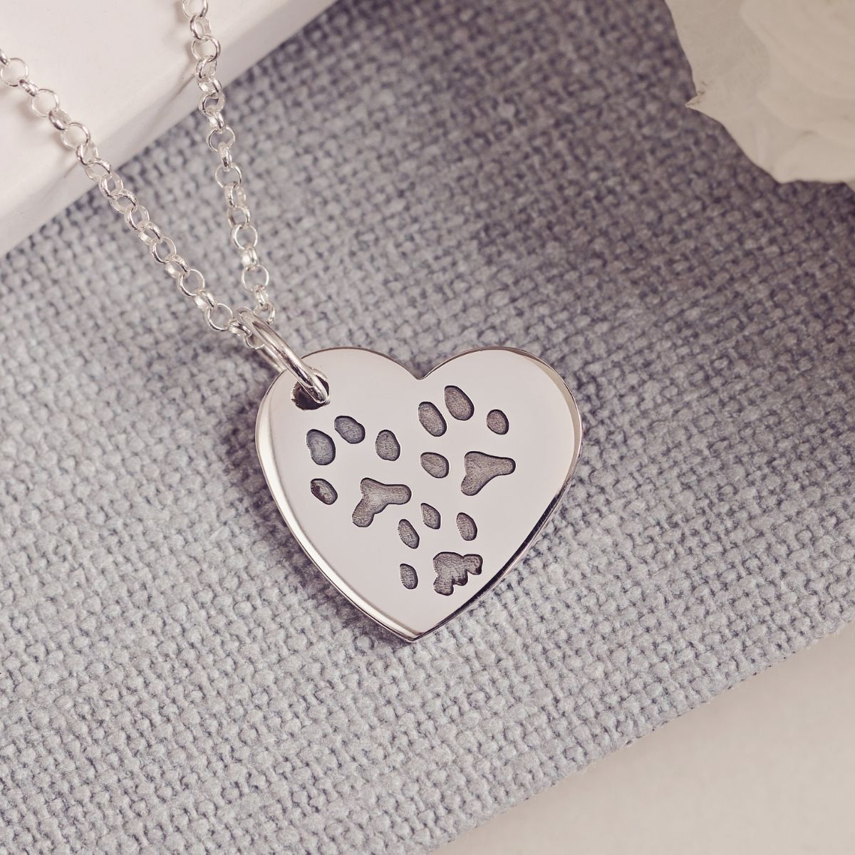 Pawprint Heart Necklace