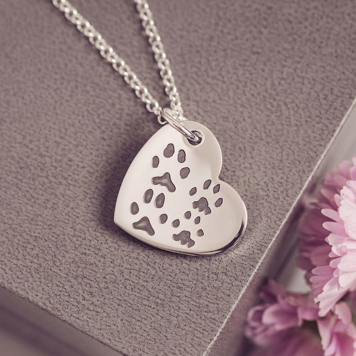 Pawprint Heart Necklace